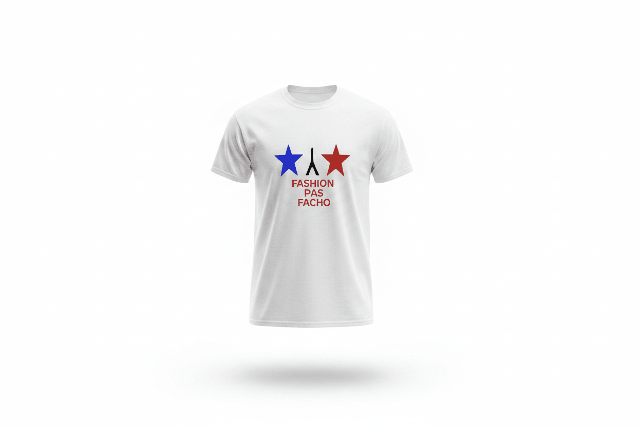 T-shirt streetwear Fashion Pas Facho ZeykkaStudio Lyon