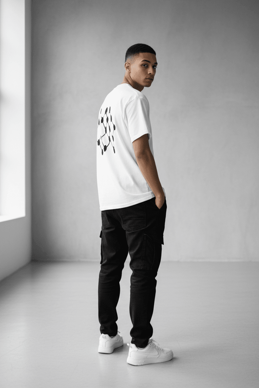 T-shirt streetwear Palestine porté ZeykkaStudio