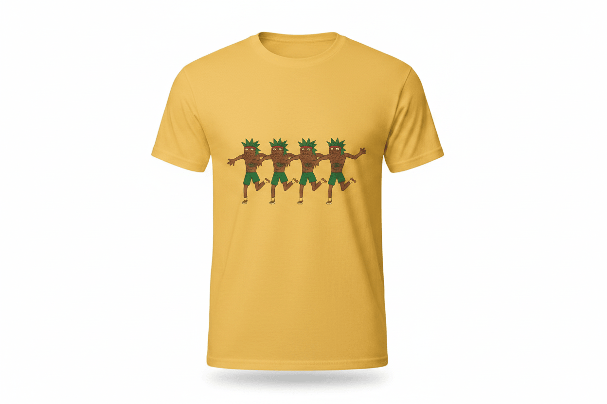 T-shirt streetwear Pop-Art 4 Personnages ZeykkaStudio Lyon