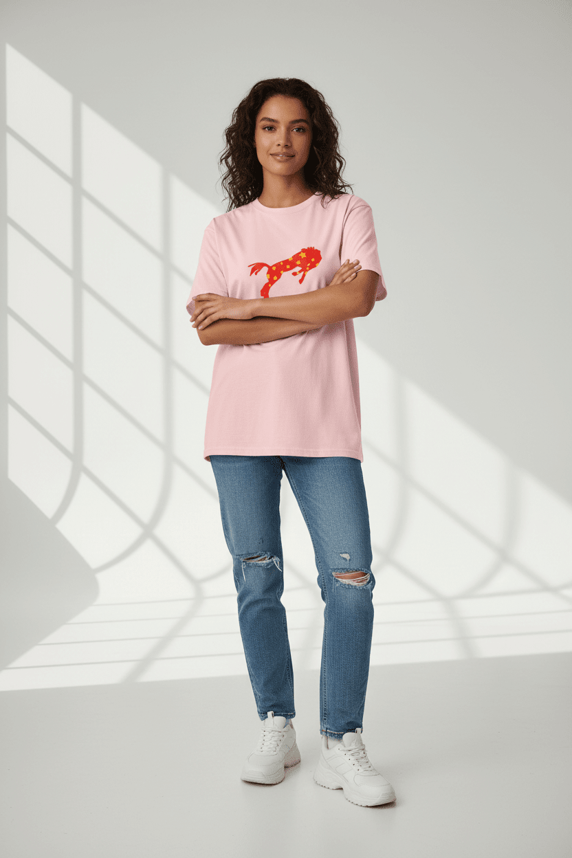 T-shirt streetwear Pop-Art Diversité porté ZeykkaStudio