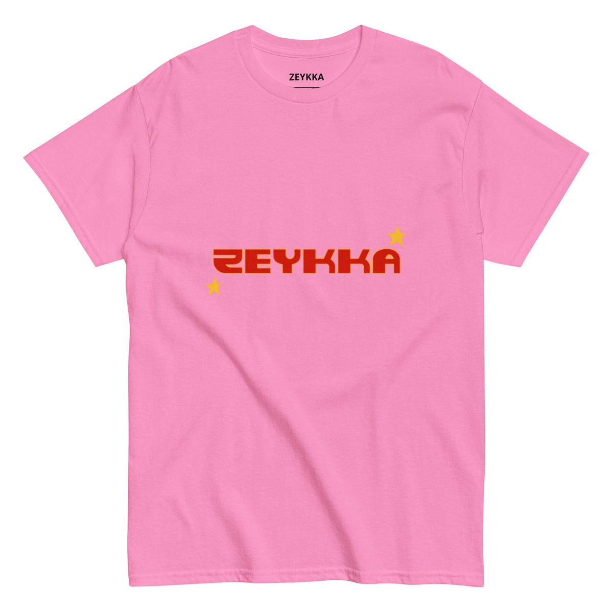 T-shirt ZEYKKA Brand rouge coloris rose, vue de face