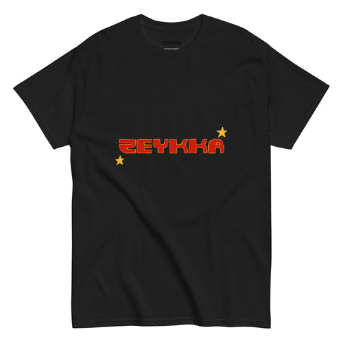 T-shirt brand rouge unisexe Zeykka streetwear