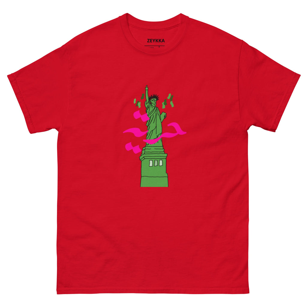 T-shirt streetwear La Liberté porté ZeykkaStudio