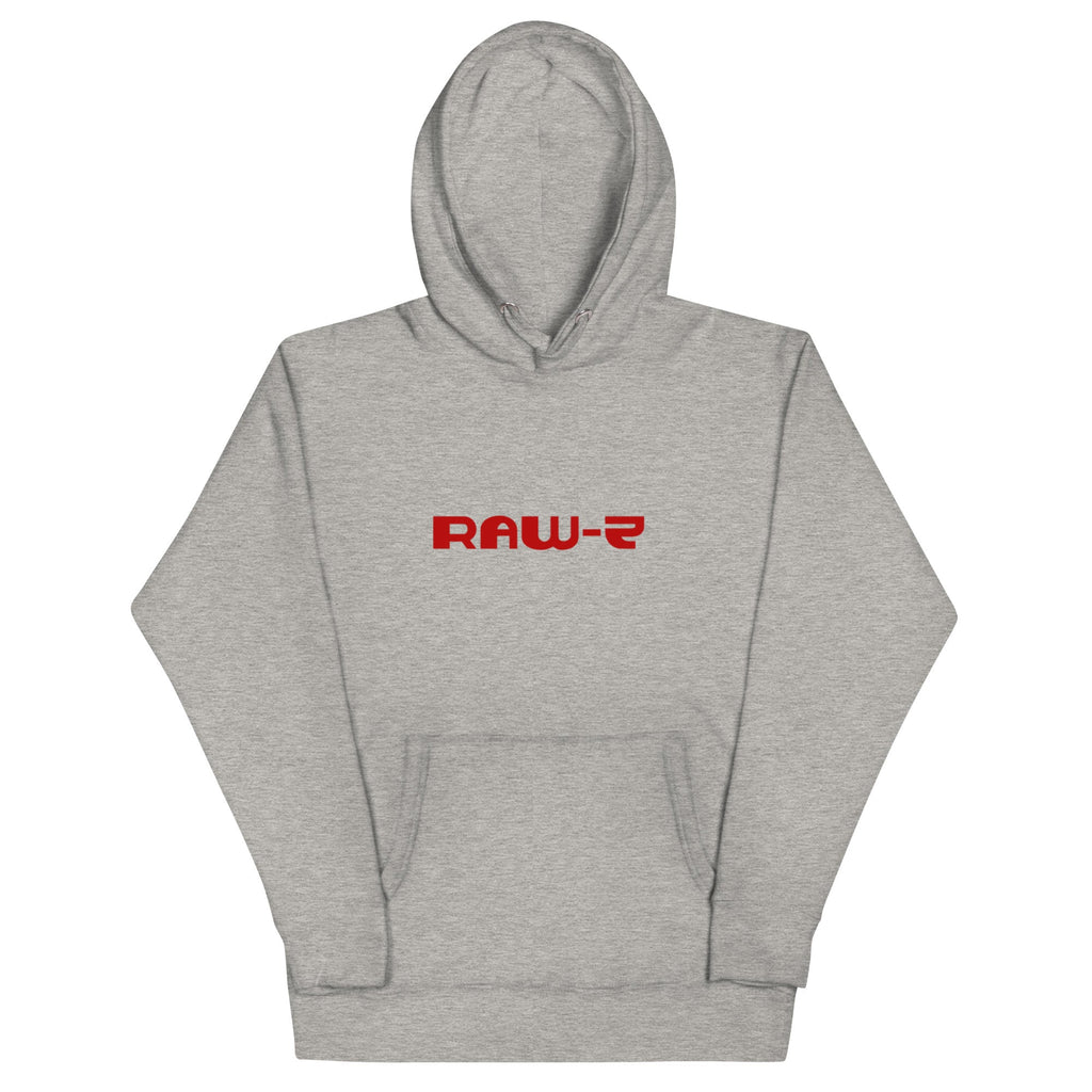 Sweat à capuche gris carbone Haïti 26 Zeykkastudio, vue de face