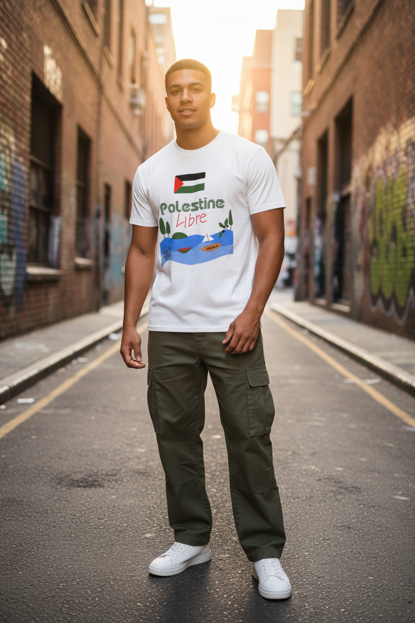 ZEYKKA T-Shirt Handala - Mockup Urbain